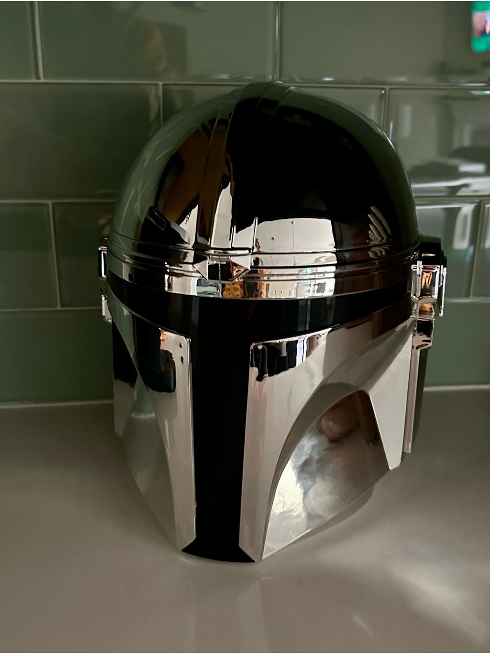AMC Mandalorian And Grogu Mandalorian Helmet Popcorn Bucket Brand New